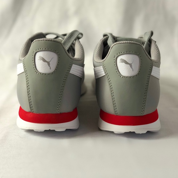 Puma Turin  Limestone-Puma White Fashion Sneakers - Picture 6 of 7